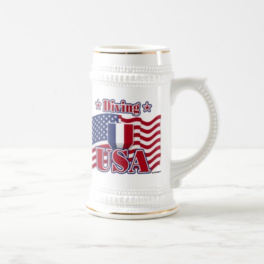 ダイビングUSA ビールジョッキ (右)