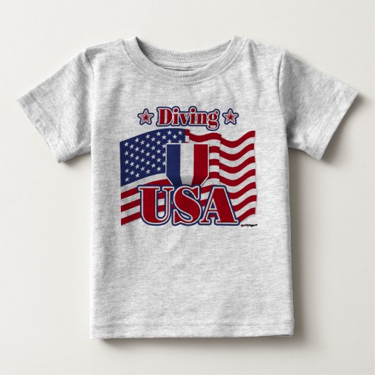 ダイビングUSA ベビーTシャツ (正面)