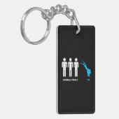 ダイブおもしろいスキューバダイビングスキューバダイバー キーホルダー (正面左)