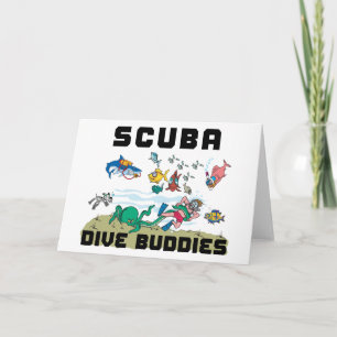 ダイブおもしろいバディSCUBAダイブバディ カード