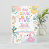 ダイブイントゥーファイヴプールパーティーの招待状 招待状 (スタンド正面)