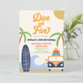 ダイブインファイブビーチサーフレトロ5thバースデーパーティー 招待状 (スタンド正面)