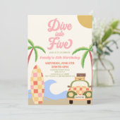 ダイブインファイブビーチサーフレトロ5thバースデーパーティー 招待状 (スタンド正面)
