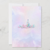 ダイブインファイブ誕生日招待状マーメイド5th 招待状 (裏面)