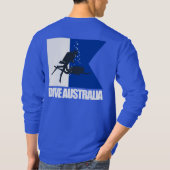 ダイブオーストラリアのアパレル Tシャツ (裏面)