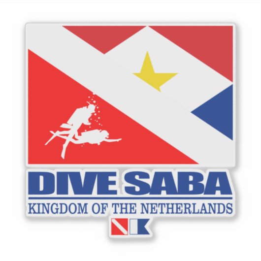 ダイブサバ(sq) シール (正面)