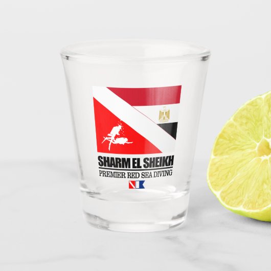 ダイブシャルムエルシェイク(sq) ショットグラス (正面)