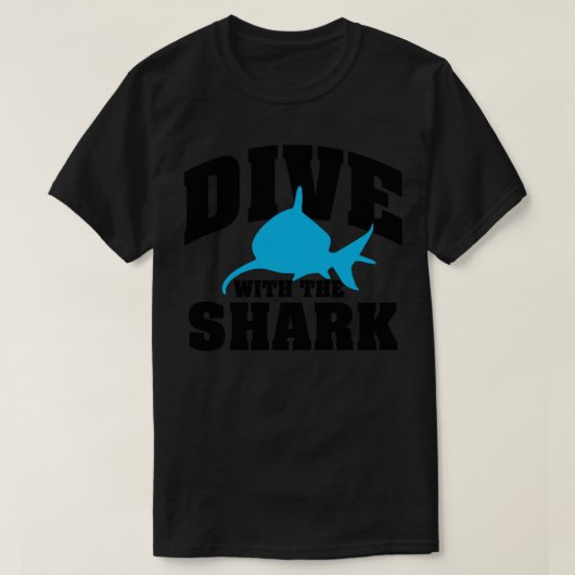 ダイブシャーク Tシャツ (デザイン正面)