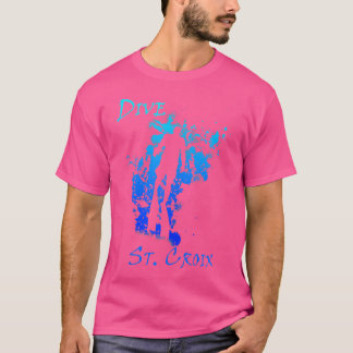 ダイブセントクロワU S V Iバケーションダイビング Tシャツ