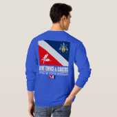ダイブタークス&カイコスアパレル Tシャツ (裏面フル)