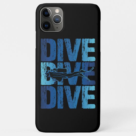 ダイブダイビング – スキューバダイバー水中ダイビング Case-Mate iPhoneケース (裏面)