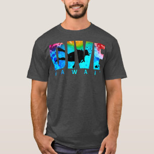 ダイブハワイシャークサンセットスキューバダイビングシュノーケリング Tシャツ