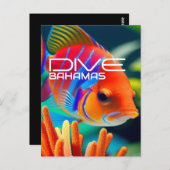 ダイブバハマオレンジ – プランナー ポストカード (正面/裏面)