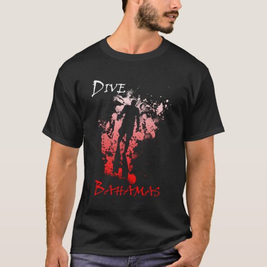 ダイブバハマスバケーションダイビング Tシャツ (正面)
