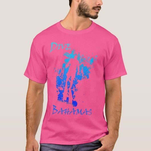 ダイブバハマスバケーションダイビング Tシャツ (正面)