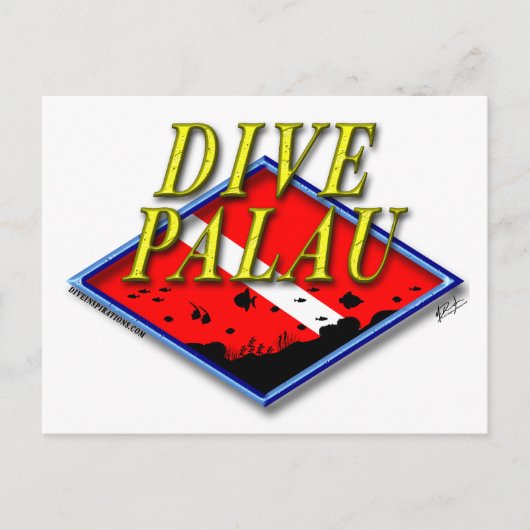 ダイブパラオはがき ポストカード (正面)