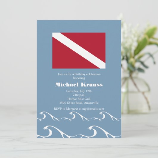 ダイブフラグ招待状 招待状 (スタンド正面)