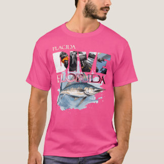ダイブプラシダフロリダスキューバダイビングシュノーケリング Tシャツ