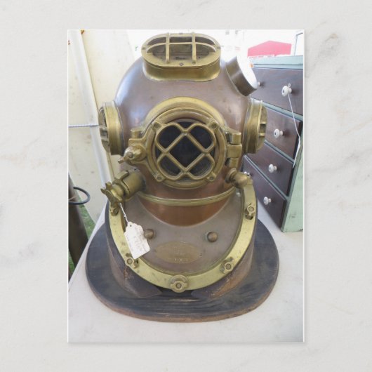 ダイブヘルメット ポストカード (正面)