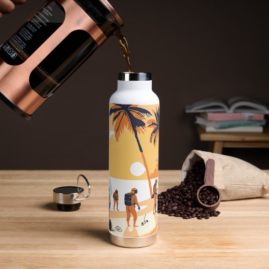 ダイブボネアダイブグループ ウォーターボトル (コーヒー)