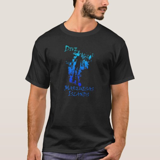 ダイブマルケサスアイランズバケーションダイビング Tシャツ (正面)