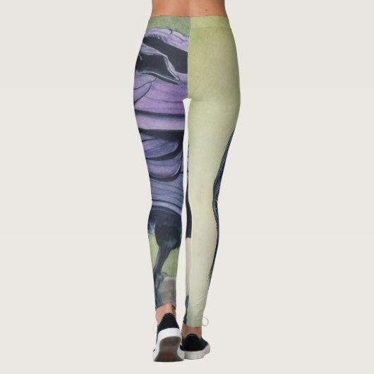 ダイブルザレイヴン女子レギンスズパンツアートピース レギンス (裏面)