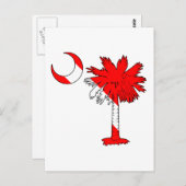 ダイブ国旗のパルメット ポストカード (正面/裏面)