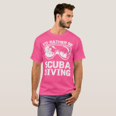 ダイブ海恋人ダイバースバダイビングしたい Tシャツ (正面フル)