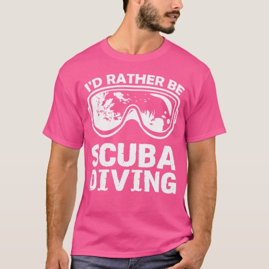 ダイブ海恋人ダイバースバダイビングしたい Tシャツ (正面)