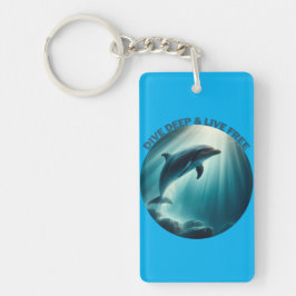 ダイブ深いライブフリードルフィン キーホルダー