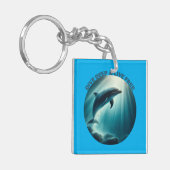 ダイブ深いライブフリードルフィン キーホルダー (正面左)