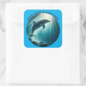 ダイブ深いライブフリードルフィン スクエアシール (バッグ)