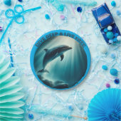 ダイブ深いライブフリードルフィン ペーパープレート (パーティー)