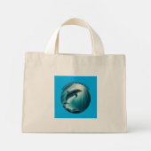 ダイブ深いライブフリードルフィン ミニトートバッグ (裏面)