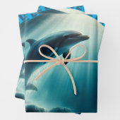 ダイブ深いライブフリードルフィン ラッピングペーパーシート (インサイチュ)