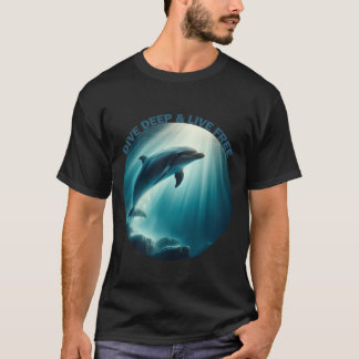 ダイブ深いライブフリードルフィン Tシャツ