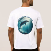 ダイブ深いライブフリードルフィン Tシャツ (裏面)