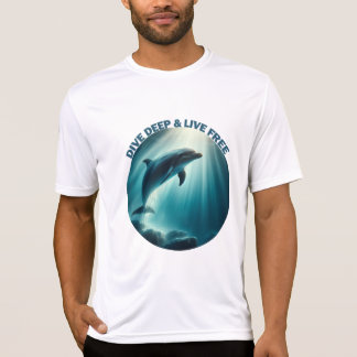 ダイブ深いライブフリードルフィン Tシャツ