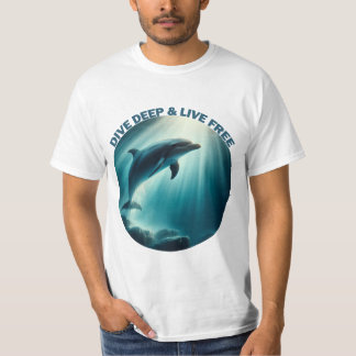 ダイブ深いライブフリードルフィン Tシャツ