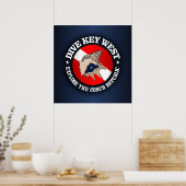 ダイブ鍵ウェスト ポスター (キッチン)