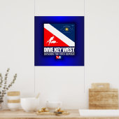 ダイブ鍵ウェスト ポスター (キッチン)