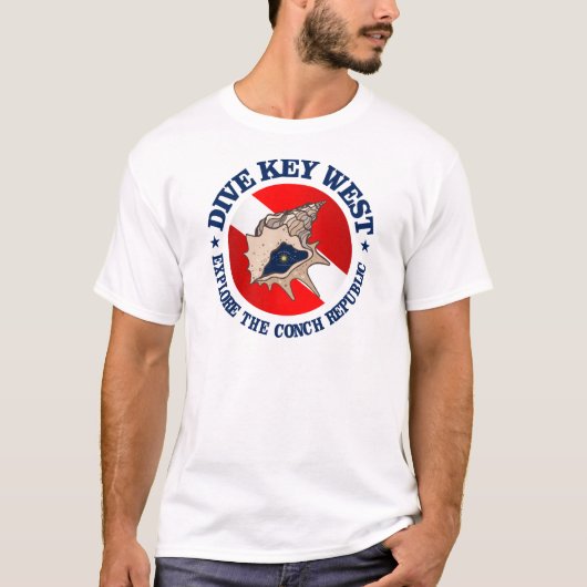 ダイブ鍵ウェスト(rd)アパレル tシャツ (正面)