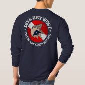 ダイブ鍵ウェスト(rd)アパレル tシャツ (裏面)