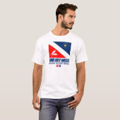 ダイブ鍵ウエストアパレル Tシャツ (正面フル)