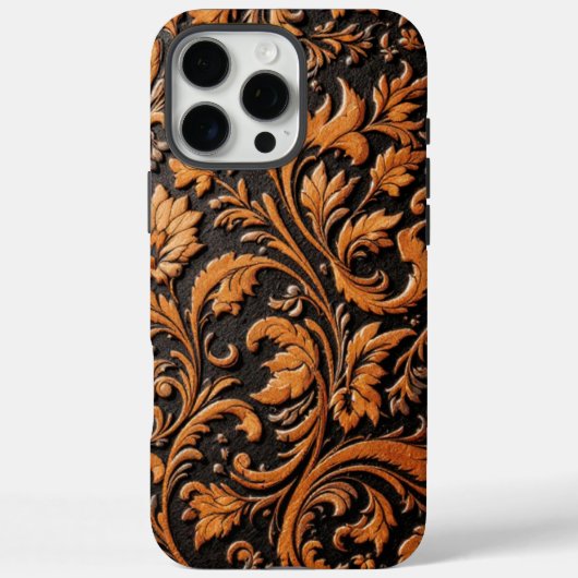 ダイプレスエンボスレザーデザイン Case-Mate iPhoneケース (裏面)