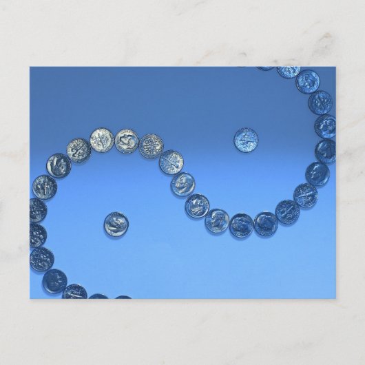 ダイム彫刻はがき ポストカード (正面)