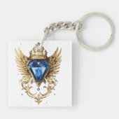 ダイモンドカラス翼 キーホルダー (裏面)