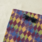 ダイヤお洒落モンドプリント ビーチタオル (インサイチュ)