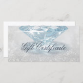 ダイヤきらめくモンドジュエリーデザイナーギフトカード サンキューカード (正面/裏面)