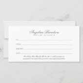 ダイヤきらめくモンドジュエリーデザイナーギフトカード サンキューカード (裏面)